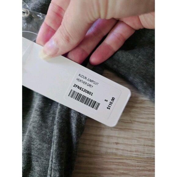Soft Surroundings Audun Cotton Modal Heathered Grey One Piece Jumpsuit S Small - Picture 13 of 14